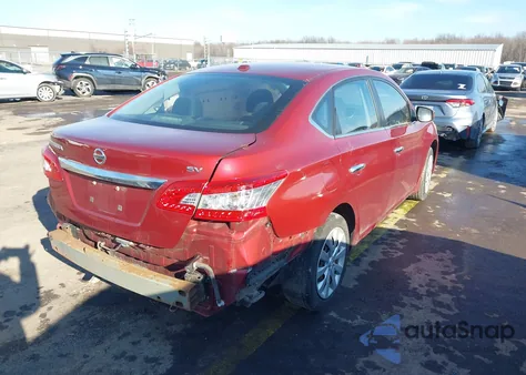 2015 Nissan Sentra Sv z USA, uszkodzony, nr VIN 3N1AB7APXFL679633